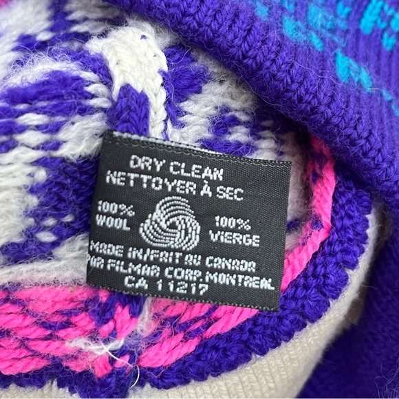 Vintage Cappello Don't Worry Be Happy Wool Beanie with Pom - Picture 3 of 4